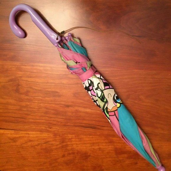 Vintage 1999 Power Puff Girls Kids Umbrella - Picture 2 of 8
